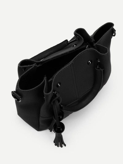 Tassel Charm Tote Bag 3pcs-accessories-Des Mess