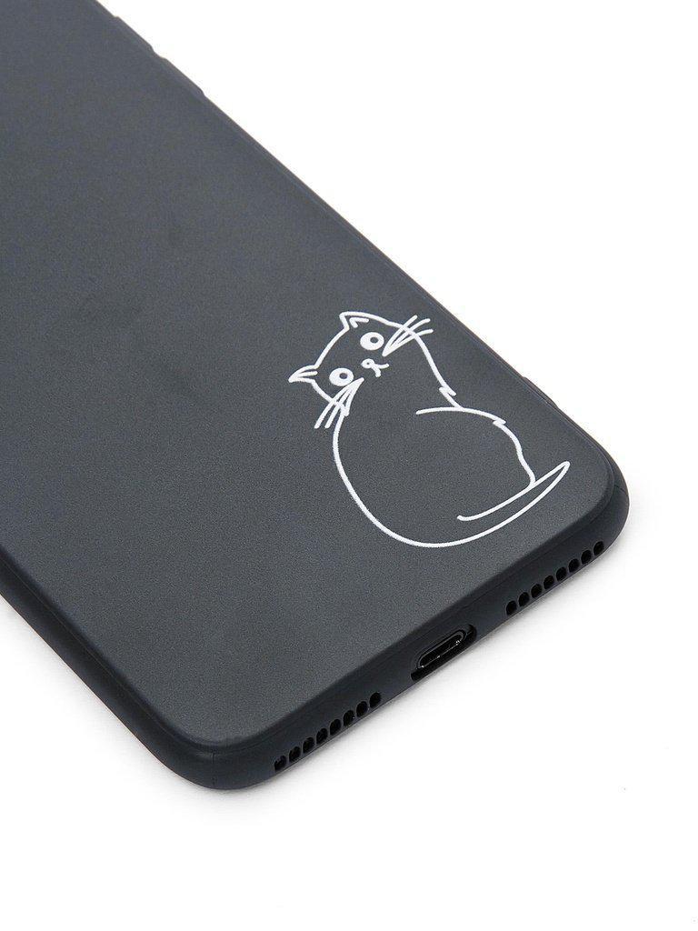 Cat Print iPhone Case-others-Des Mess