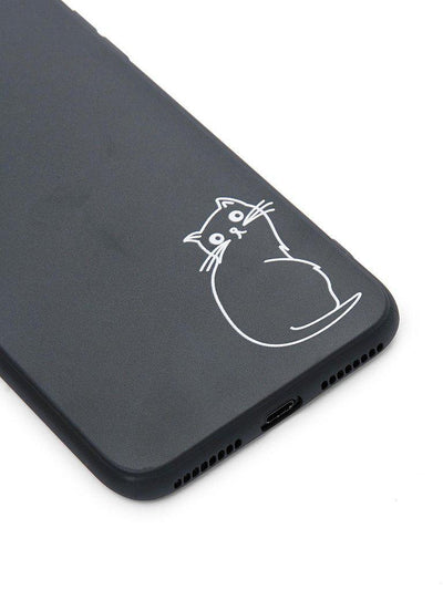 Cat Print iPhone Case-others-Des Mess