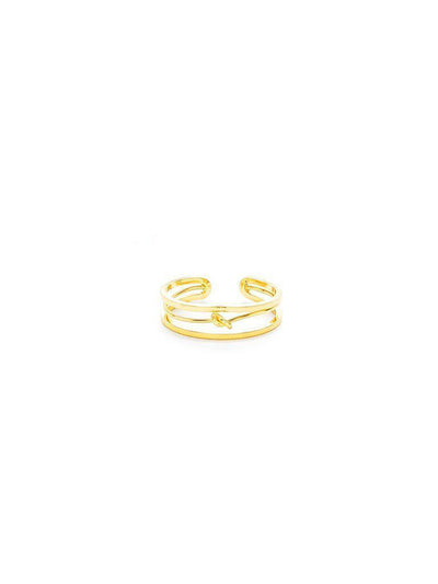 Knot Design Hollow Ring-jewelry-Des Mess