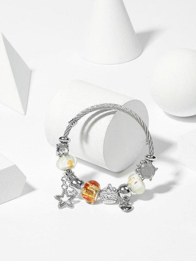 Crown & Bell Decorated Bangle-jewelry-Des Mess