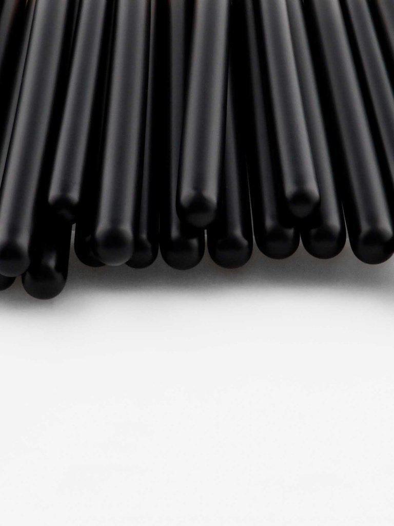 Color Block Bristle Makeup Brush 20pcs--Des Mess