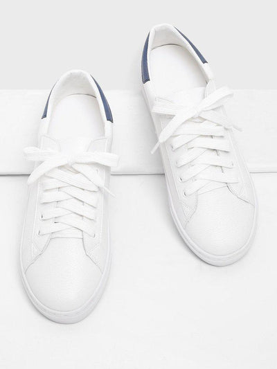 Lace Up Round Toe Sneakers-shoes-Des Mess