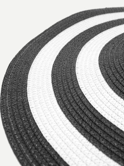 Striped Design Floppy Hat-accessories-Des Mess