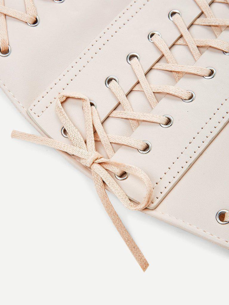 Lace Up Elastic Belt-accessories-Des Mess