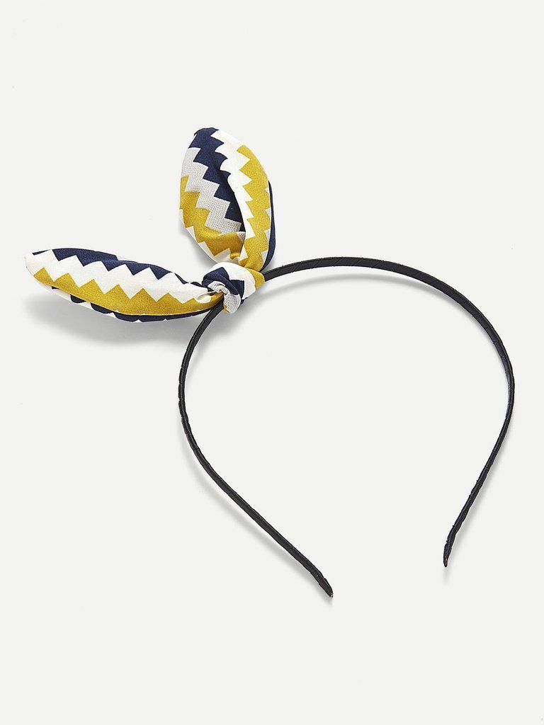 Geometric Bow Detail Headband-hair-Des Mess