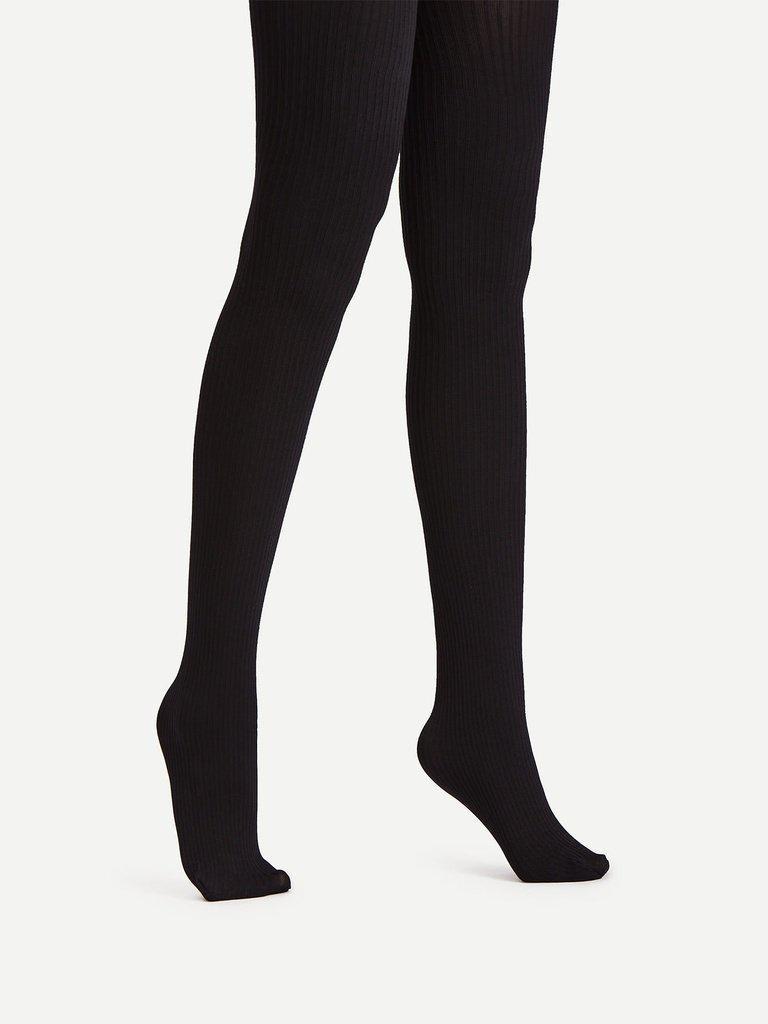 Rib Knit Tights-accessories-Des Mess