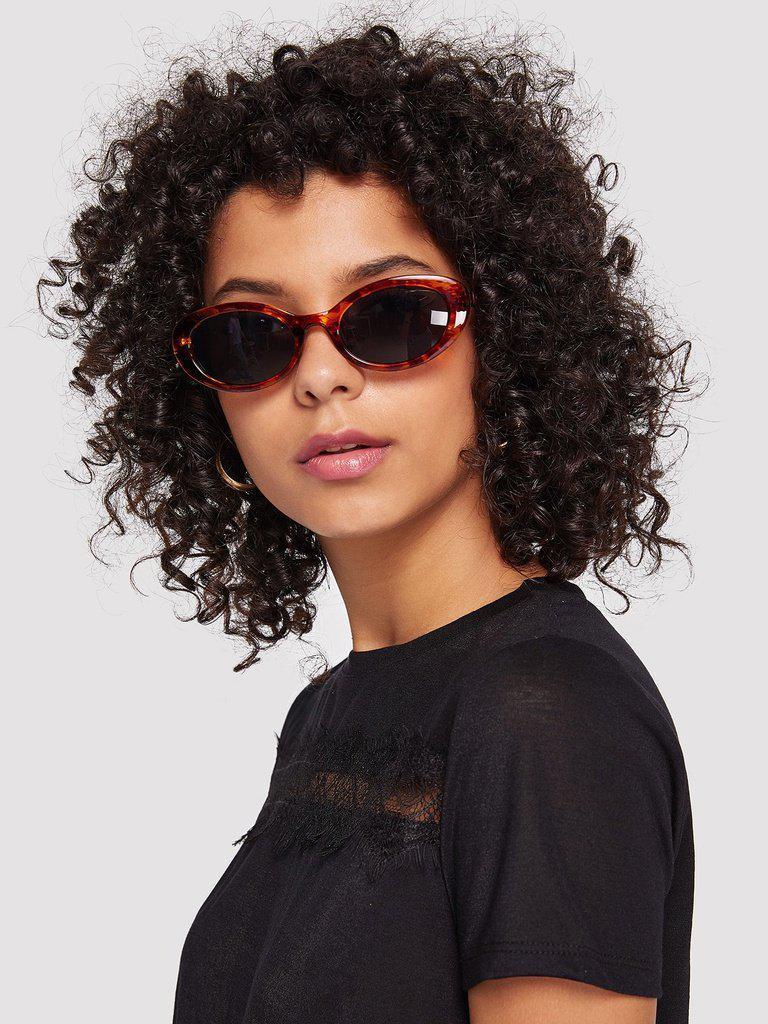 Leopard Frame Flat Lens Sunglasses-accessories-Des Mess