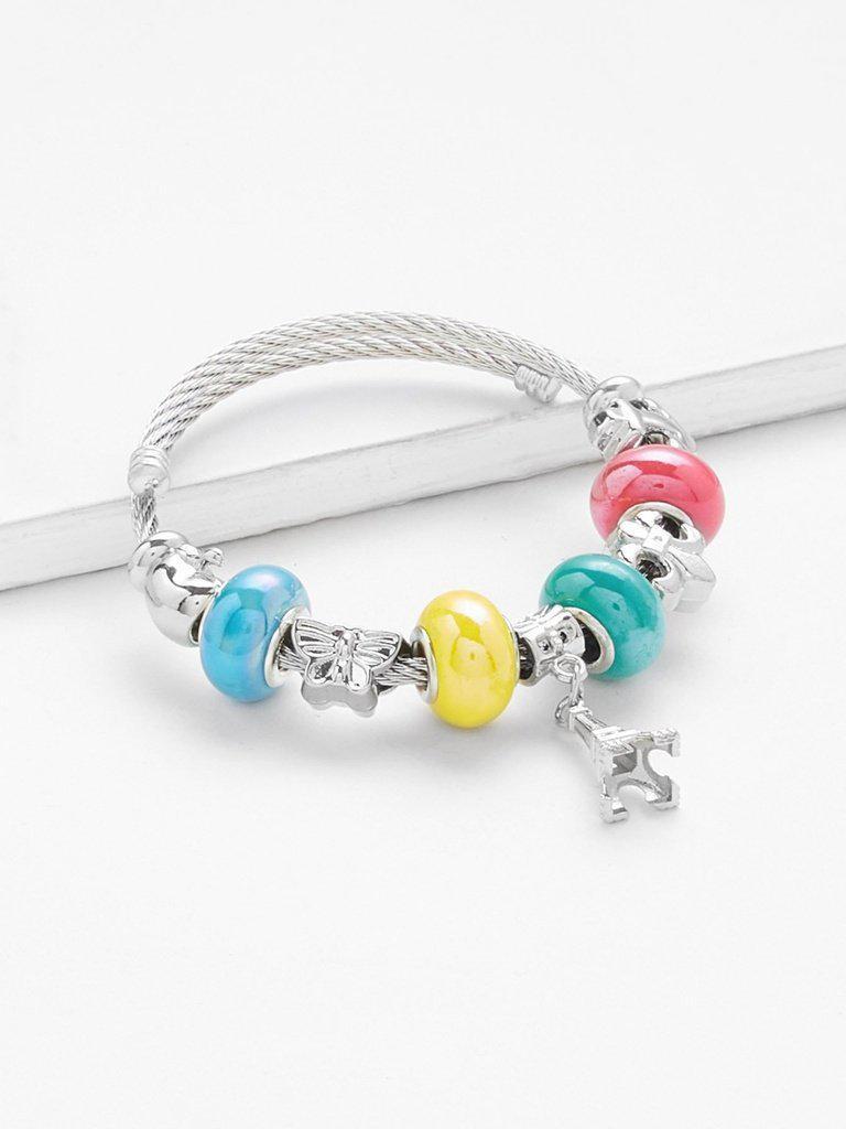 Eiffel Tower Charm Bangle--Des Mess