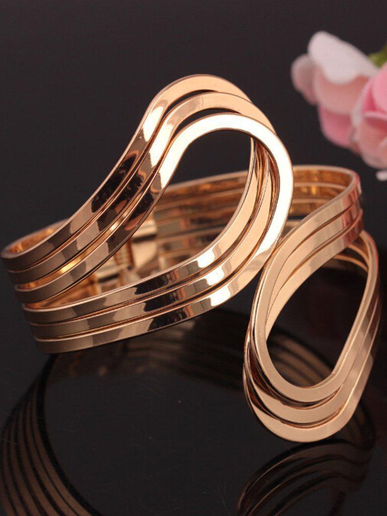 Layered Bangle Bracelet--Des Mess