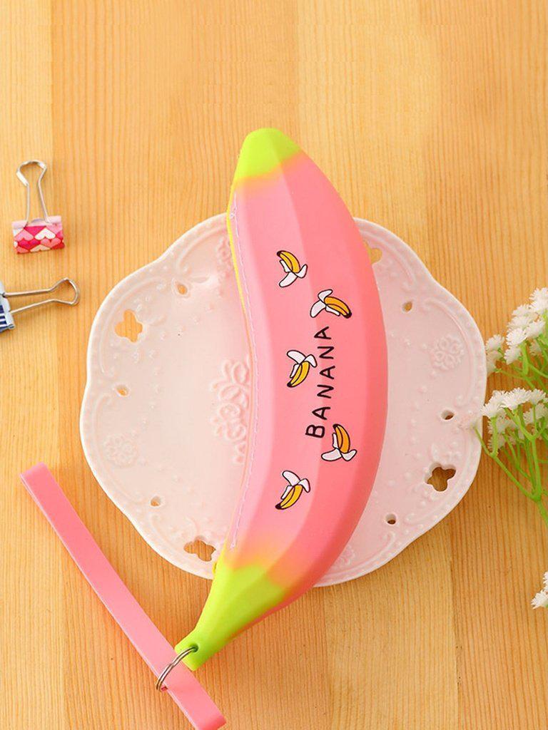 Silica Gel Banana Pencil Case-others-Des Mess