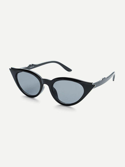 Cat Eye Flat Lens Sunglasses-accessories-Des Mess