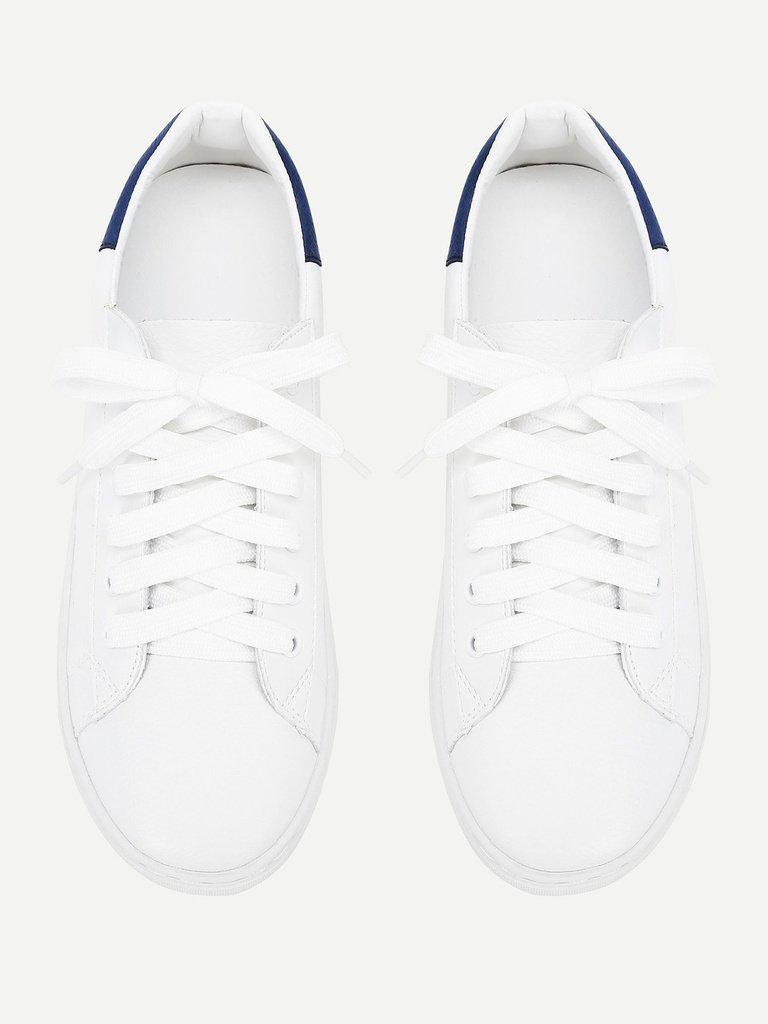 Lace Up Round Toe Sneakers-shoes-Des Mess