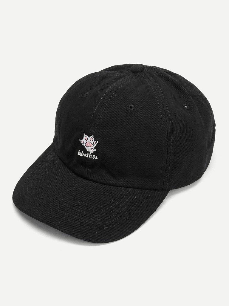 Embroidered Detail Baseball Cap-accessories-Des Mess