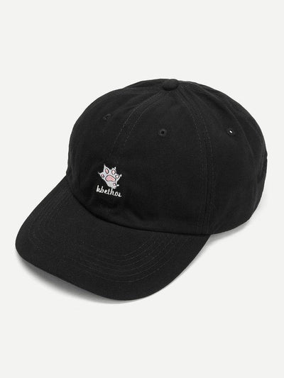 Embroidered Detail Baseball Cap-accessories-Des Mess