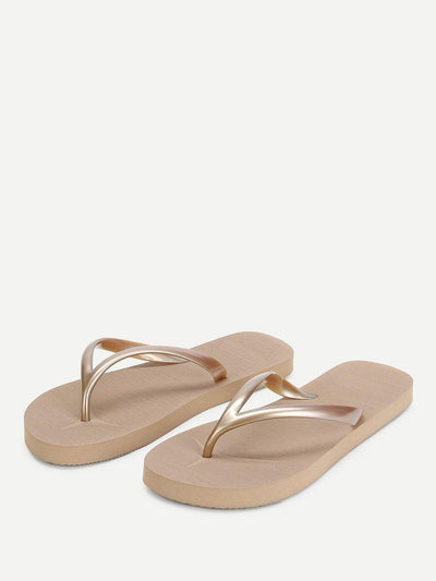 Letter Toe Post Sandals-shoes-Des Mess