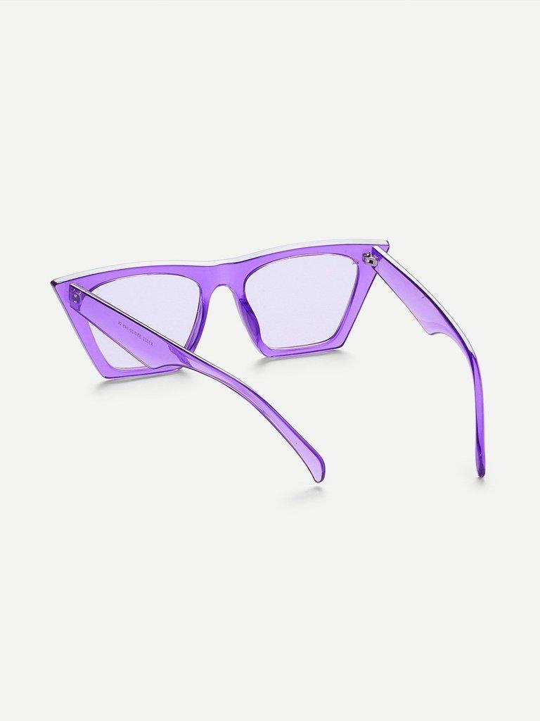 Plain Frame Cat Eye Sunglasses-accessories-Des Mess