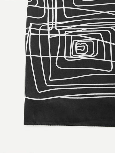 Abstract Line Print Bandana-accessories-Des Mess