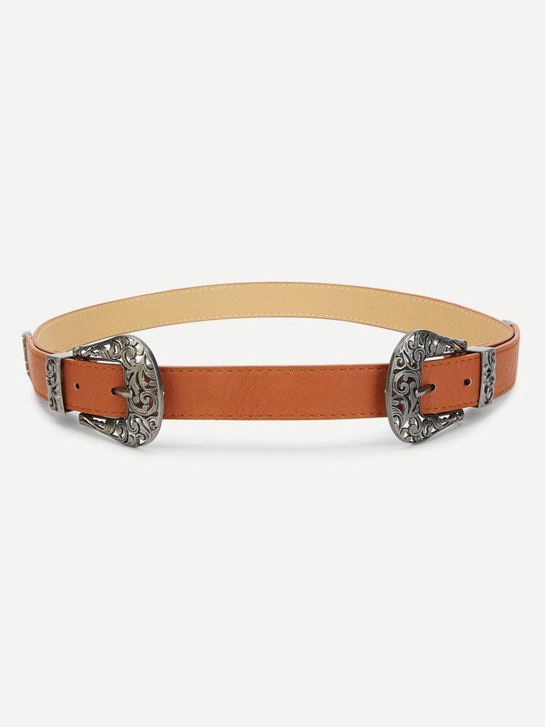 Double Western Buckle Belt-accessories-Des Mess