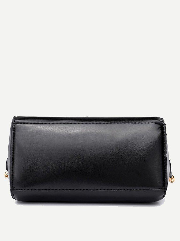 Twilly Scarf Push Lock Shoulder Bag-accessories-Des Mess