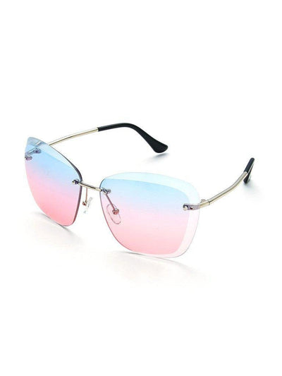 Rimless Tinted Lens Sunglasses-accessories-Des Mess