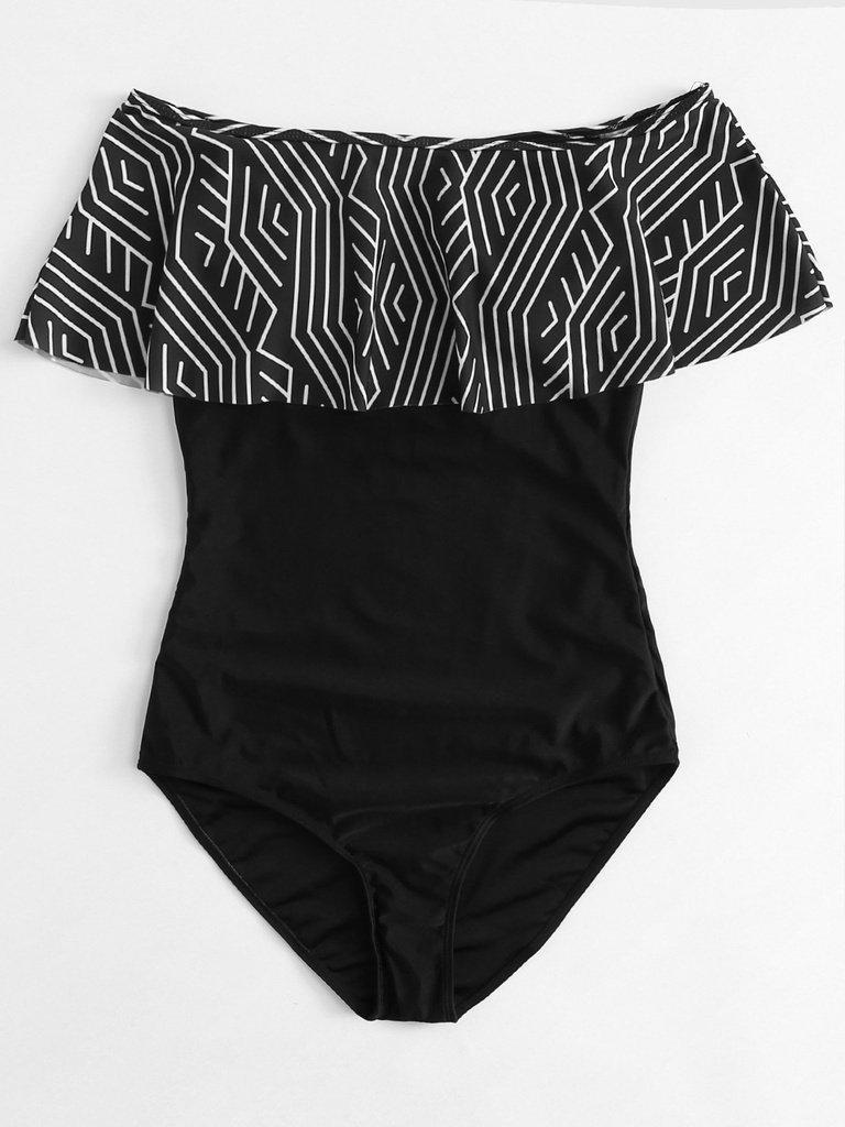 Off The Shoulder Swimsuit-swimwear-Des Mess