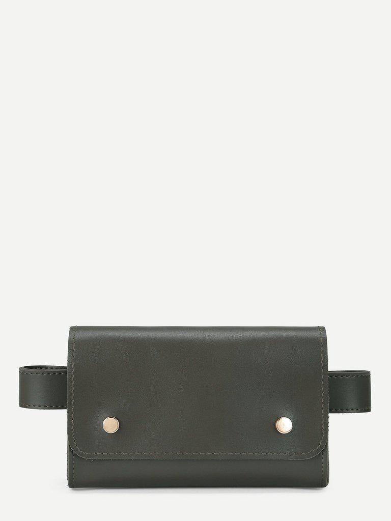 PU Bum Bag With Adjustable Strap-accessories-Des Mess