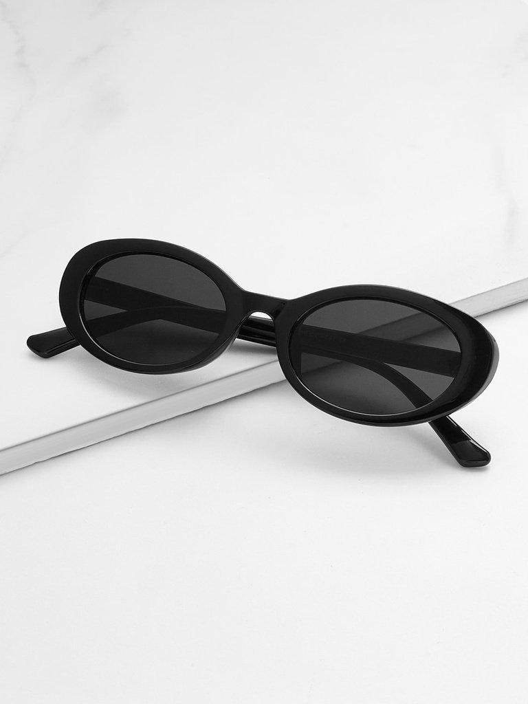 Flat Lens Cat Eye Sunglasses-accessories-Des Mess