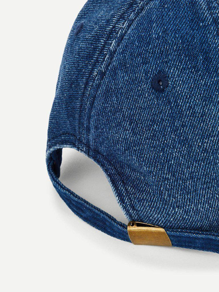 Denim Baseball Cap-accessories-Des Mess