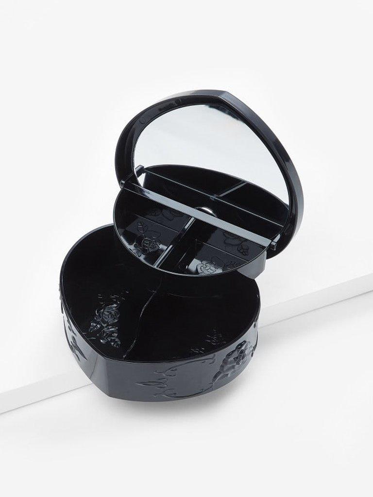 Heart Pattern Jewelry Box-makeup-Des Mess