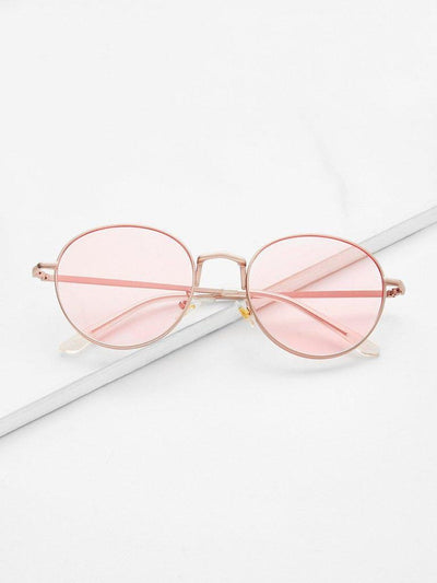 Tinted Flat Lens Sunglasses-accessories-Des Mess