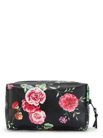 Flower Print Zipper Makeup Bag-makeup-Des Mess