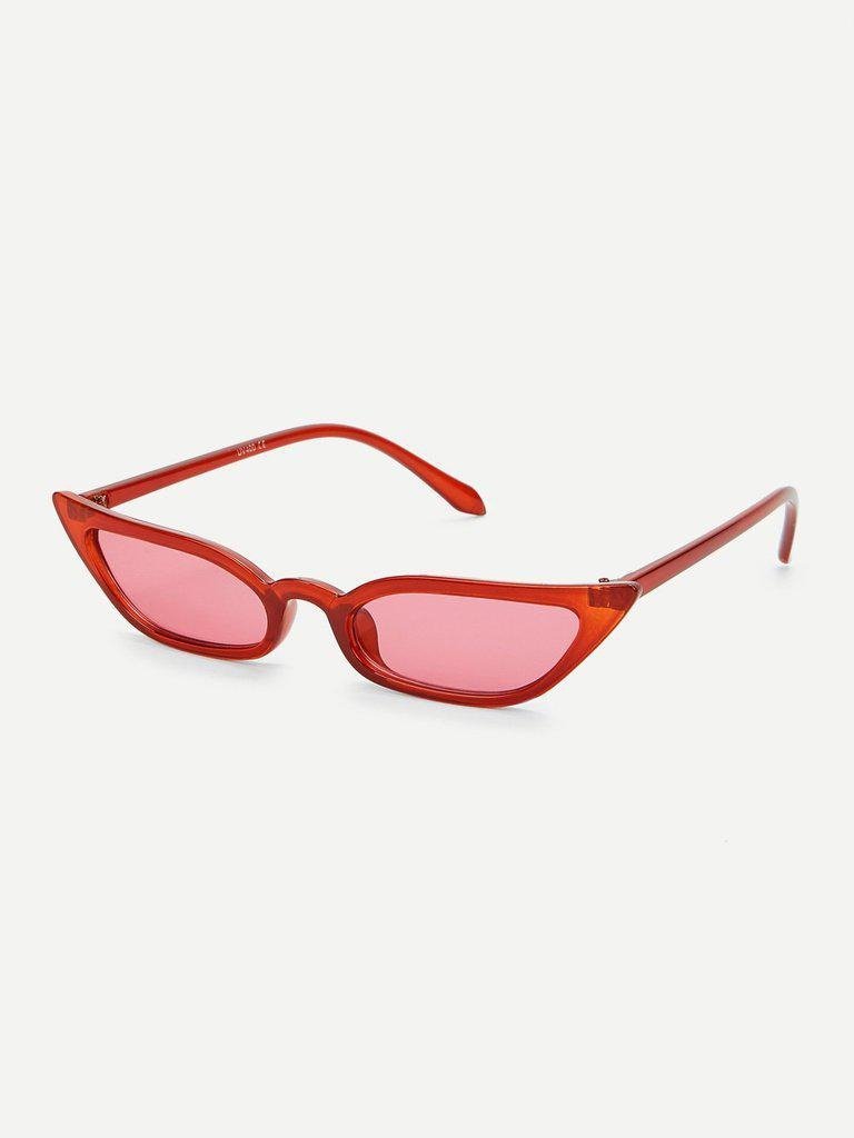 Cat Eye Mirror Lens Sunglasses-accessories-Des Mess
