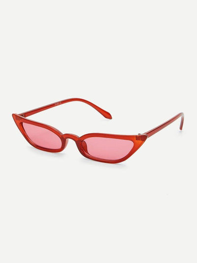 Cat Eye Mirror Lens Sunglasses-accessories-Des Mess