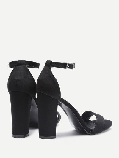 Two Part Block Heeled Sandals-shoes-Des Mess