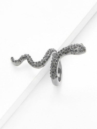 Rhinestone Snake Design Cute Ring-jewelry-Des Mess