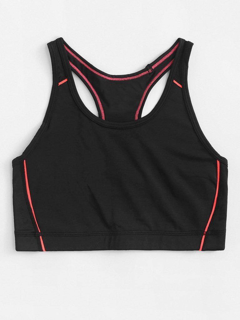 Racerback Sports Bra-sportswear-Des Mess
