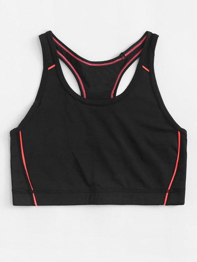 Racerback Sports Bra-sportswear-Des Mess