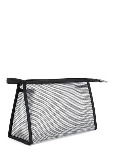 Net Zipper Makeup Bag-makeup-Des Mess