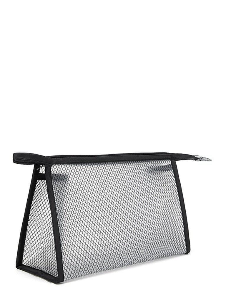 Net Zipper Makeup Bag-makeup-Des Mess
