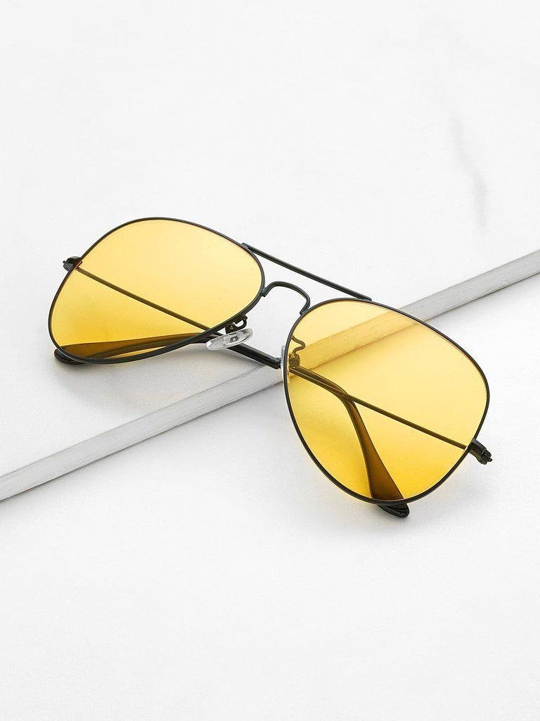 Top Bar Aviator Sunglasses-accessories-Des Mess