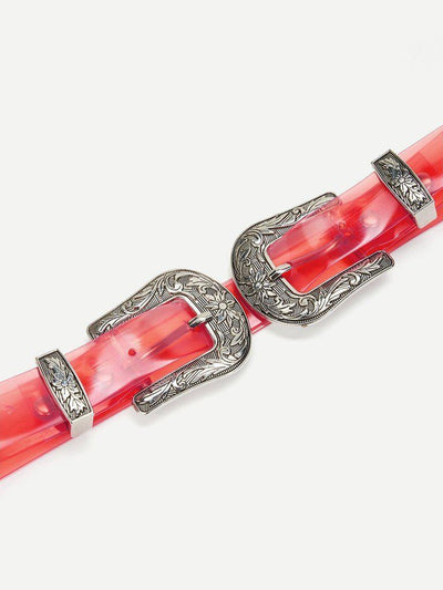 Double Western Buckle Belt-accessories-Des Mess