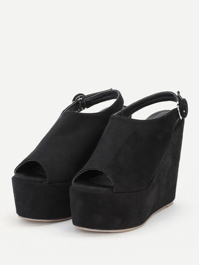 Platform Open Toe Heeled Wedges-shoes-Des Mess