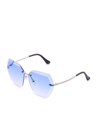 Rimless Oversized Sunglasses-accessories-Des Mess