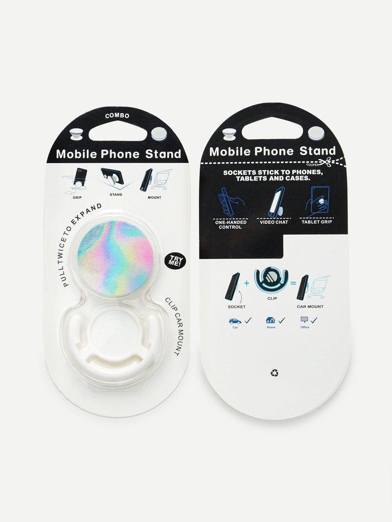 Iridescence Round Gasbag Phone Holder-others-Des Mess