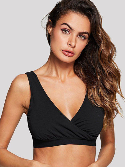 Wrap Sports Bra-sportswear-Des Mess