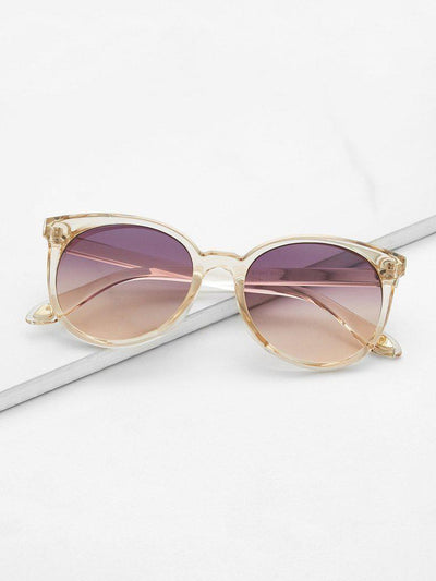 Mirror Lens Cat Eye Sunglasses-accessories-Des Mess