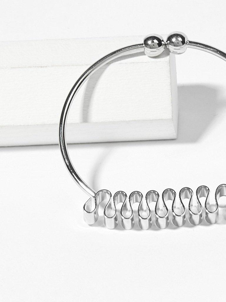 Wave Shape Design Bangle--Des Mess