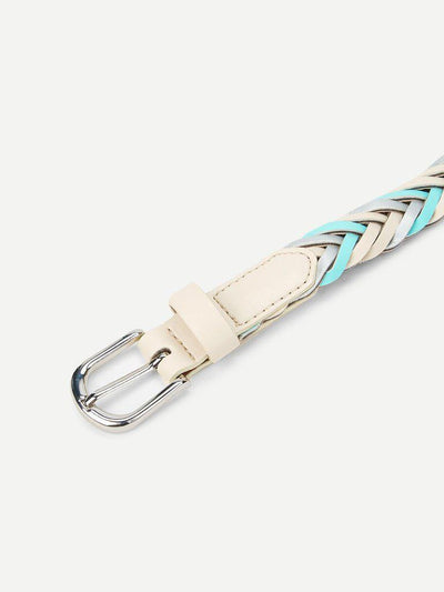 Metal Buckle Braided Belt-accessories-Des Mess