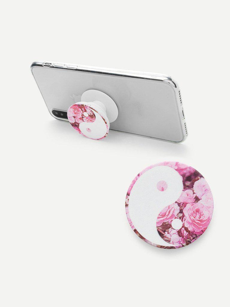 Floral Taichi Gossip Gasbag Phone Holder-others-Des Mess